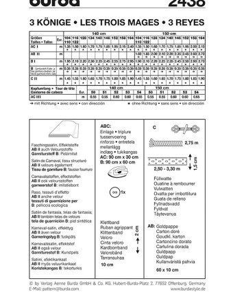 Patron Historique  - Burda 2438 - Mercerine