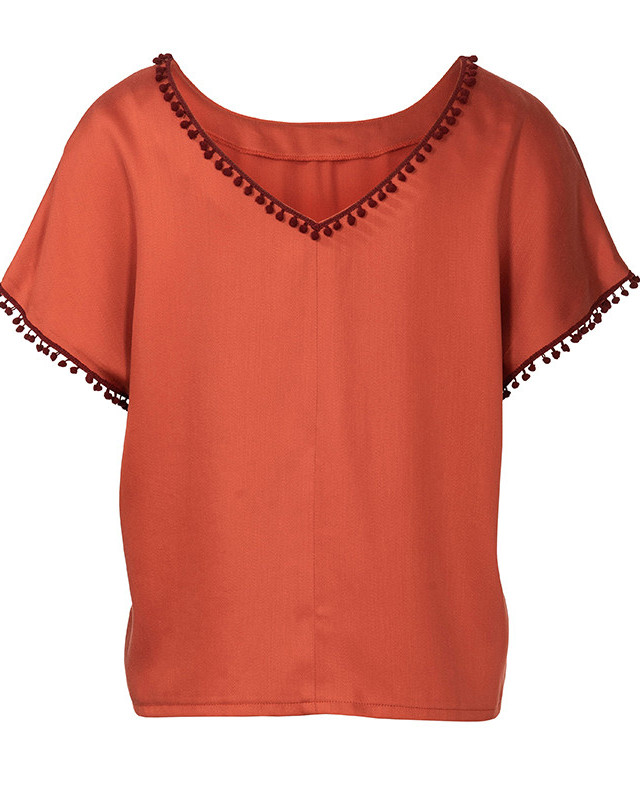 Patron Burda T-shirt Blouse  - Burda 6204 - Mercerine