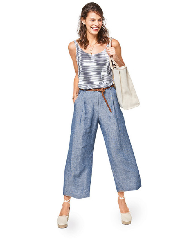 Patron  Pantalon - Burda 6436 - Mercerine