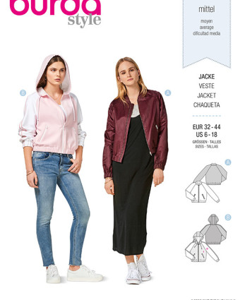 Patron Burda  Veste - Burda 6478 - Mercerine