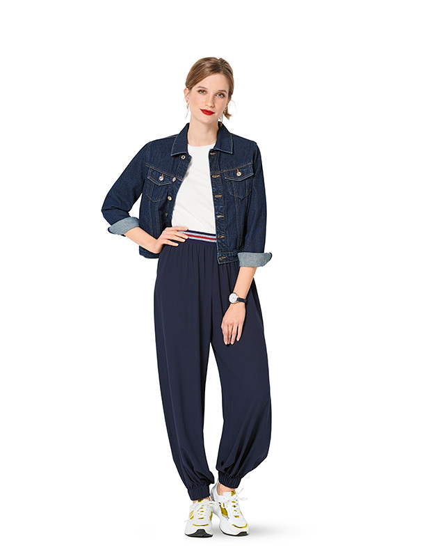 Patron Burda Pantalon bffant  - Burda 6283 - Mercerine