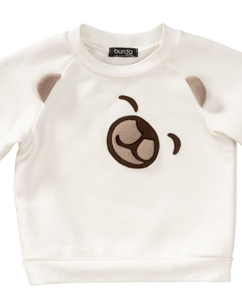 Patron de couture Sweatshir enfant - Burda 9308 - Mercerine