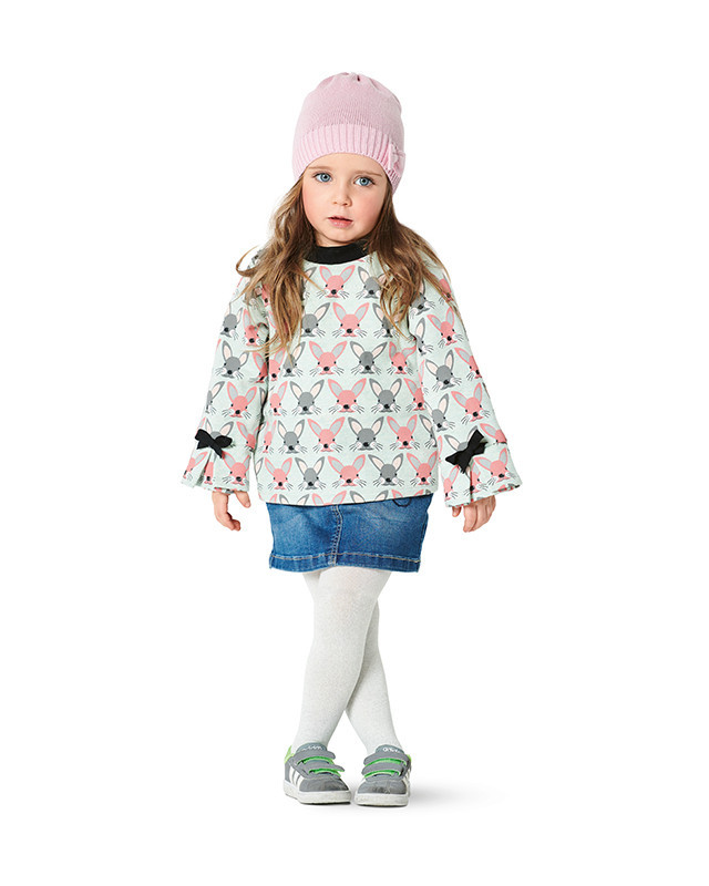 Patron de couture Sweatshir enfant - Burda 9308 - Mercerine