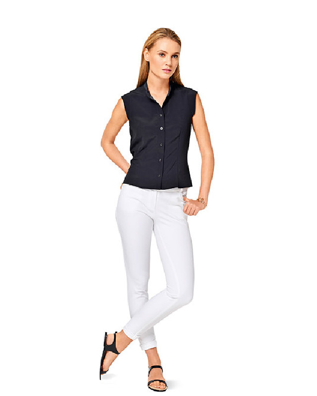 Patron  Blouse - Burda 6527 - Mercerine