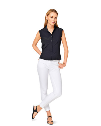 Patron  Blouse - Burda 6527 - Mercerine