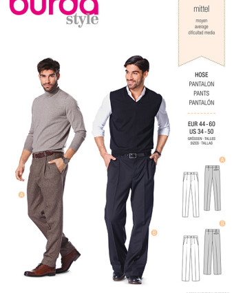 Patron  Pantalon - Burda 7022 - Mercerine