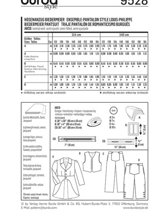 Patron de couture Historique  - Burda 9528 - Mercerine