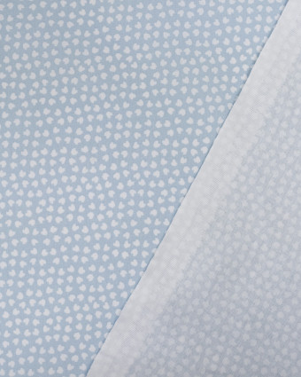 Tissu au metre - Coton - Lipelo - bleu glacier - Couture - Mercerine