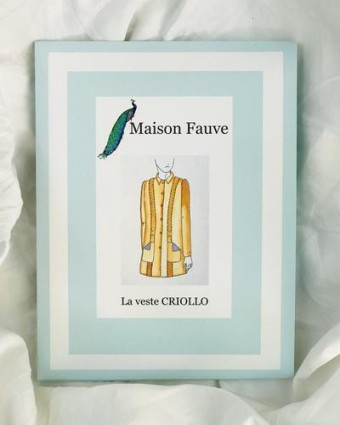 Criollo -Patron  veste - Maison Fauve -Patrons couture - Mercerine