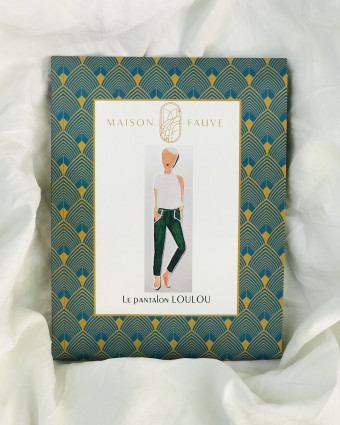Loulou - Patron pantalon -Patrons couture -  Maison Fauve - Mercerine