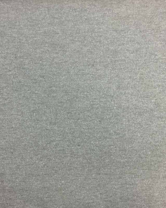  Sweat coton gris foncé pailleté elise x10cm -  Mercerine