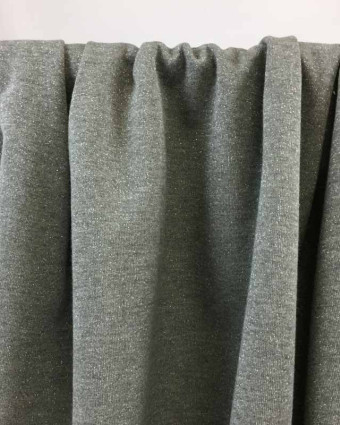 Sweat coton gris foncé pailleté elise