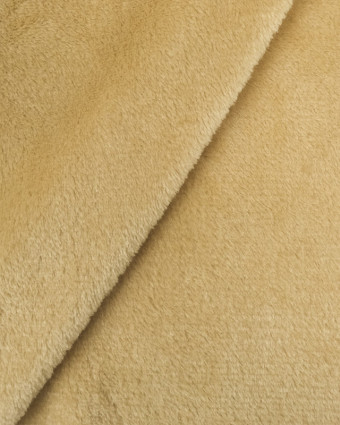 Tissu polaire camel -  Tissu couverture - Mercerine