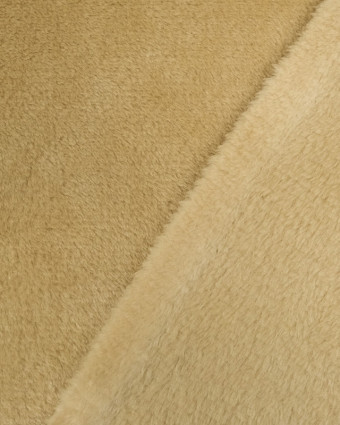 Tissu polaire camel -  Tissu couverture - Mercerine