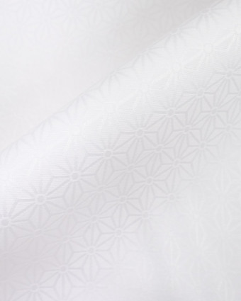 Nappe grande largeur : nappe enduite Kyoto blanche - Mercerine