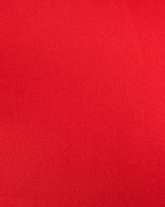 Tissu Satin de coton Rouge stretch - 10cm -  Mercerine