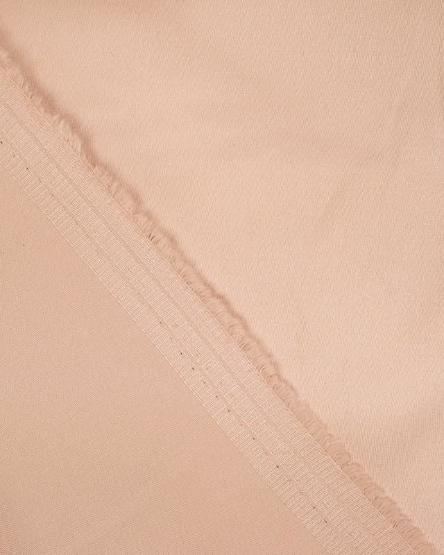 Tissu Satin de coton Rose poudré stretch- 10cm -  Mercerine