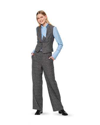 Patron de couture Pantalon - Burda 6173 - Mercerine