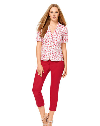 Patron  Pantalon - Burda 6534 - Mercerine