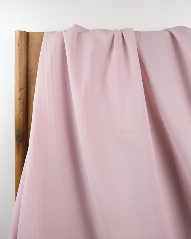 Coton transparent rose - Tissu au mètre - Mercerine