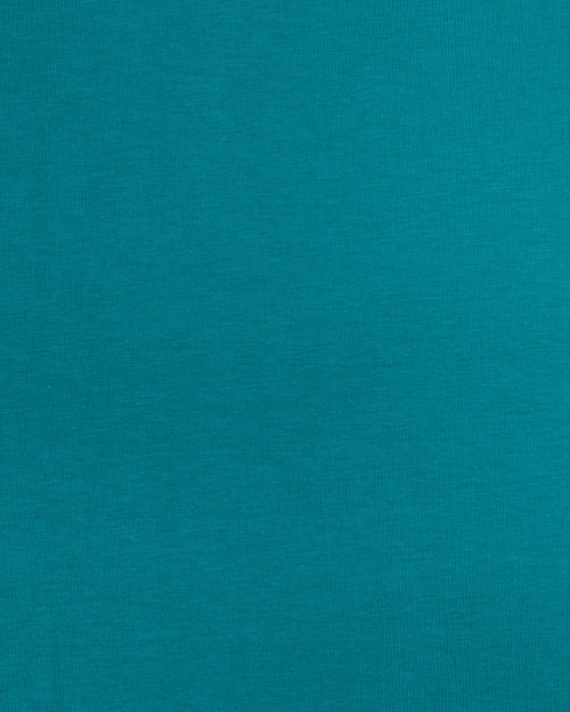 Tissu au mètre : tissu jersey bleu canard oeko tex - Mercerine