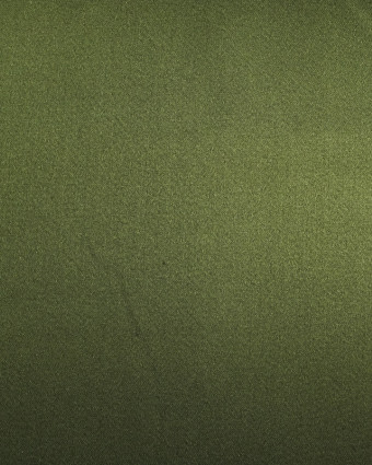 Tissu Satin de coton vert armée stretch - 10cm -  Mercerine