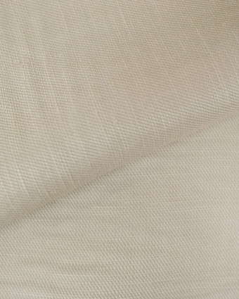 Tissu tencel lin  greige : Tissu sergé au mètre - Mercerine