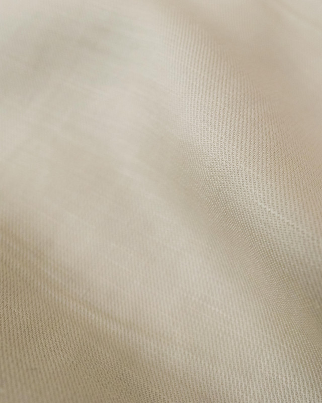 Tissu tencel lin  greige : Tissu sergé au mètre - Mercerine