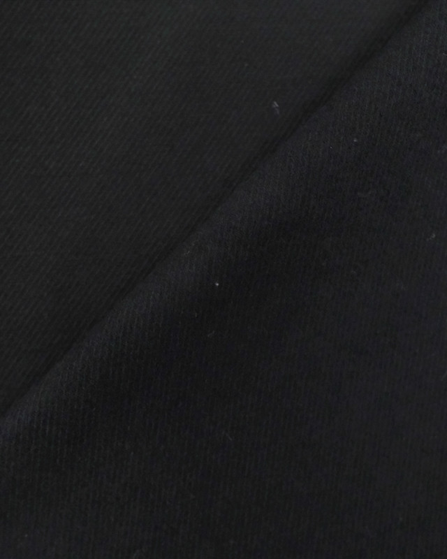 Tissu sergé noir : bengaline - Mercerine
