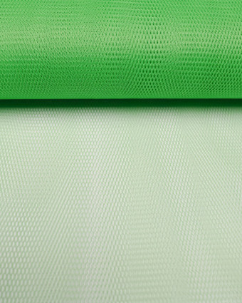 Tulle vert clair rigide largeur 150cm - 10cm - Mercerine