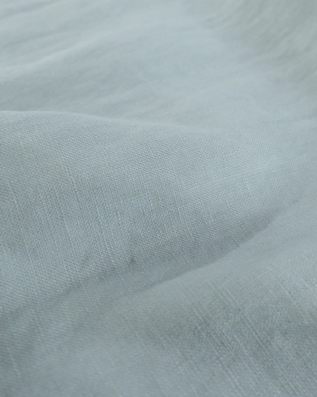 Tissu lin  bleu gris doux : Mercerie en ligne - Mercerine