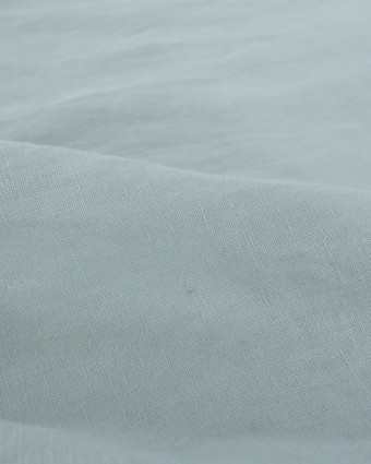 Tissu lin  bleu gris doux : Mercerie en ligne - Mercerine