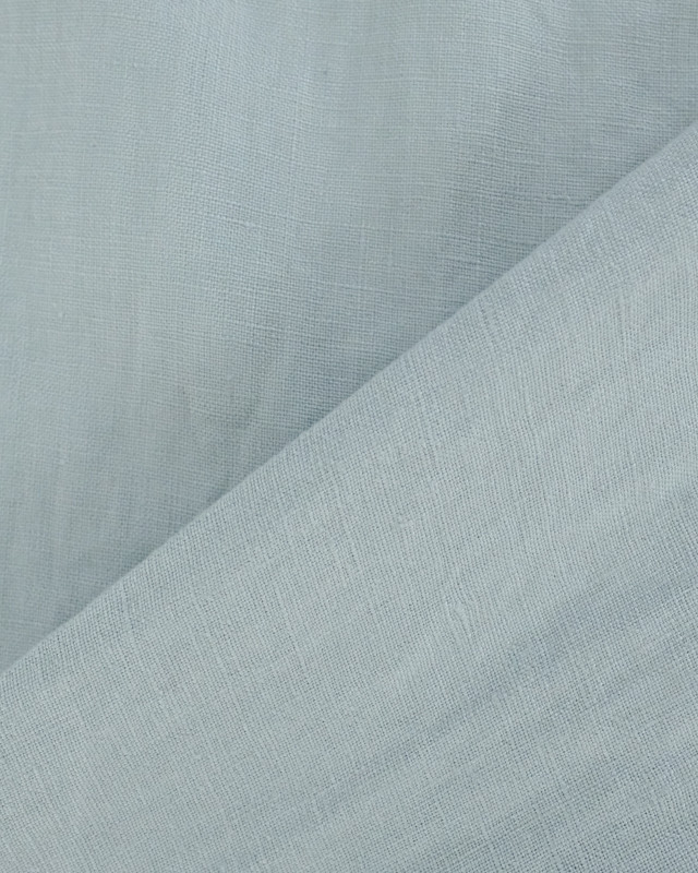 Tissu lin  bleu gris doux : Mercerie en ligne - Mercerine