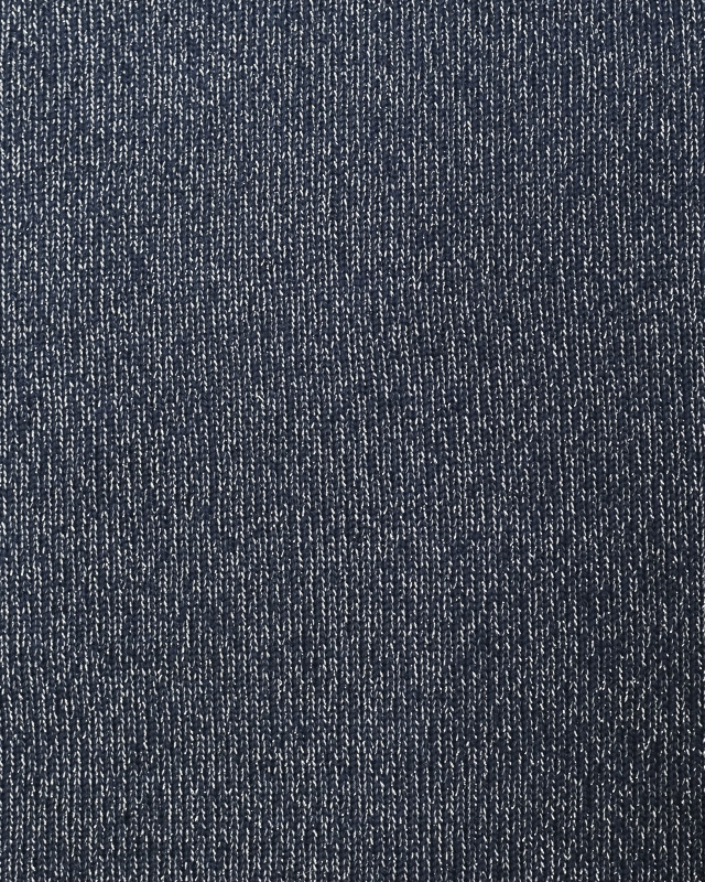 Viscose lurex bleu marine - jersey viscose - Mercerine