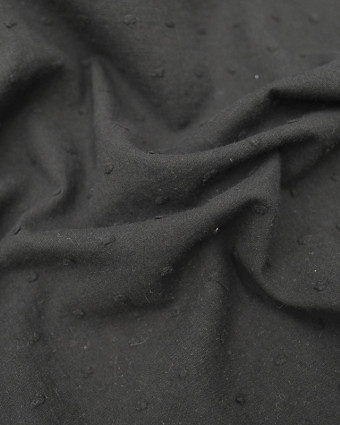 Plumetis de Coton Noir