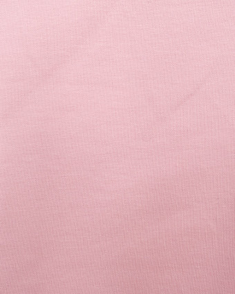 Tissu jersey coton bio rose  French Terry x10cm