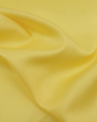 Tissu doublure jaune pongé antistatique