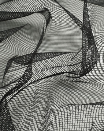 Tissu moustiquaire noir grande largeur Fabrication française