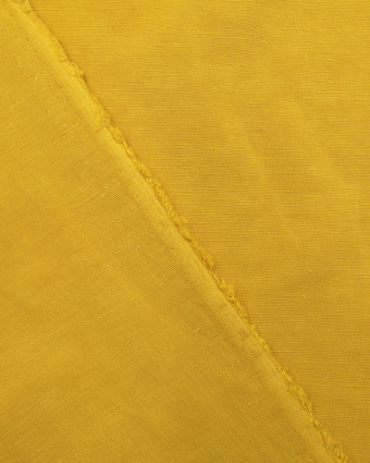 Viscose Lin Jaune moutarde - Mercerine