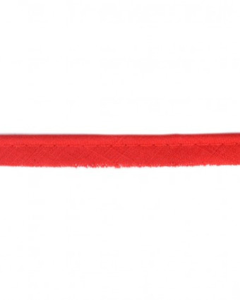 Passepoil au mètre lin teinté rouge - Mercerine
