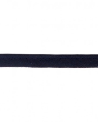Passepoil au mètre lin teinté bleu marine - Mercerine