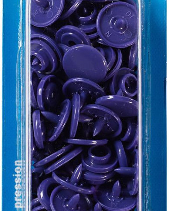 Bouton pression -Color Snaps - violet