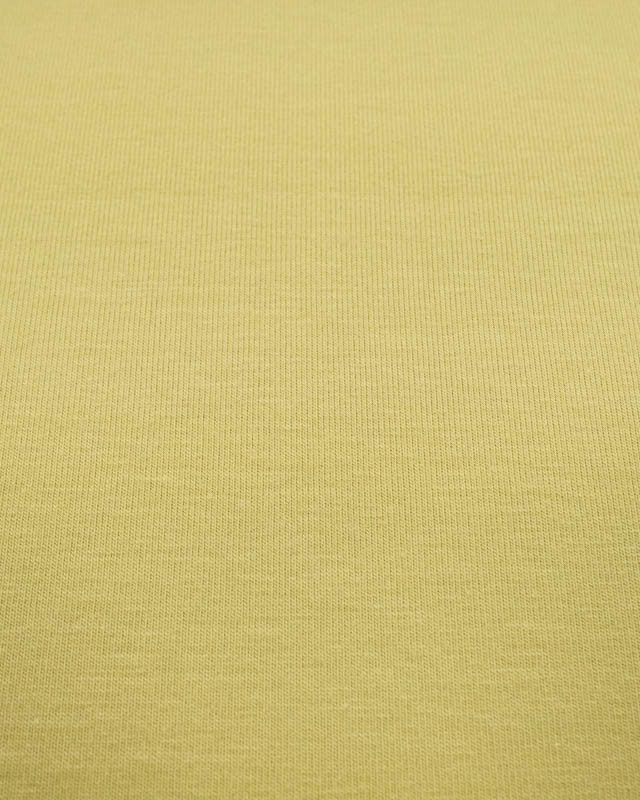 Jersey coton jaune pastel Oekotex Kate - Mercerine