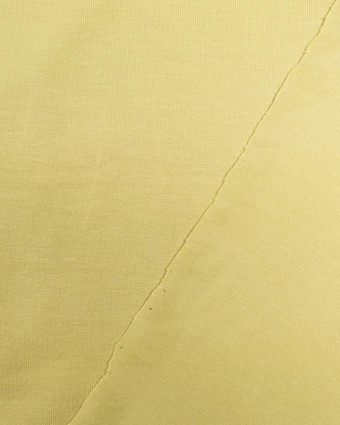 Jersey coton jaune pastel Oekotex Kate - Mercerine