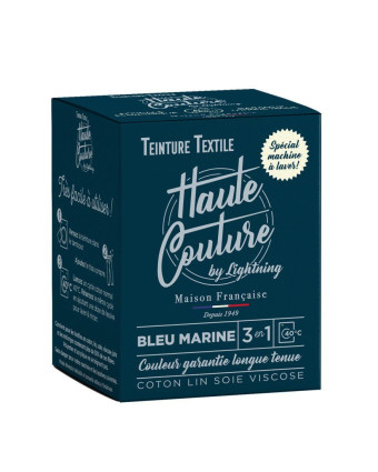 Teinture textile bleu marine Haute couture - Mercerine