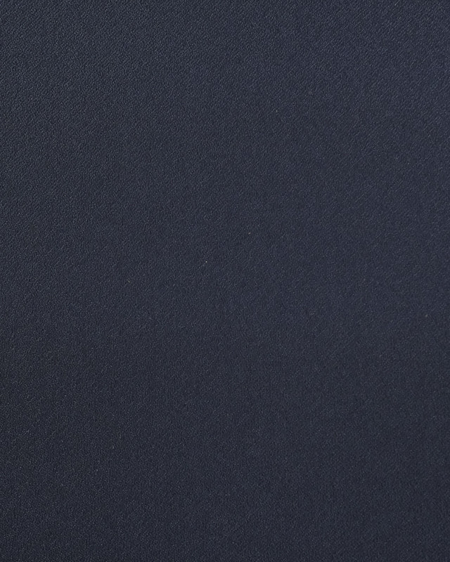 Crêpe satin léger Zora Bleu Nuit - 10cm -  Mercerine