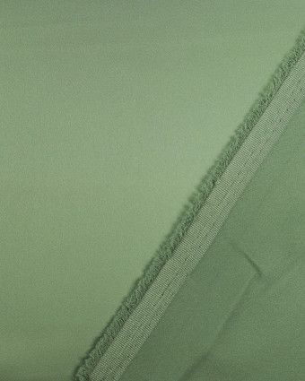 Tissu satin vert malachite Ciara - Mercerine