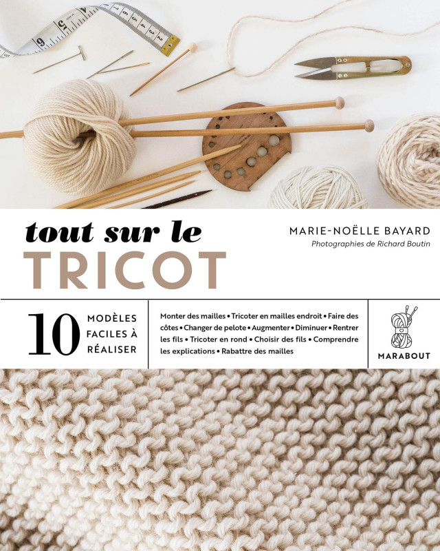 Livre Tricot - Apprendre à tricoter ses vêtements et accessoires - Mercerine