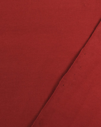 Jersey de coton rouge : Tissu oekotex coton Lise - Mercerine