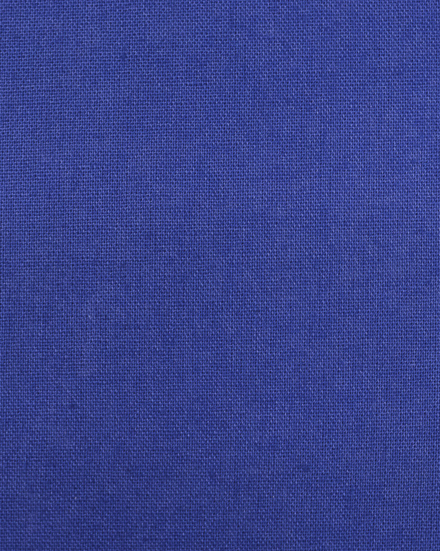 Tissu noir : 100% coton - Coton bleu roi Antoinette - Mercerine